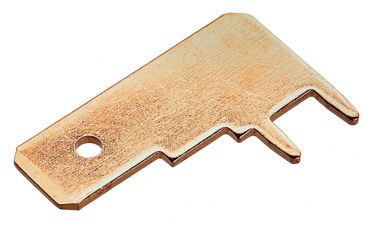 Cimco Platte Soldeer- vlaksteker, 90GR. gehoekt, 6,3MM X 0,8MM