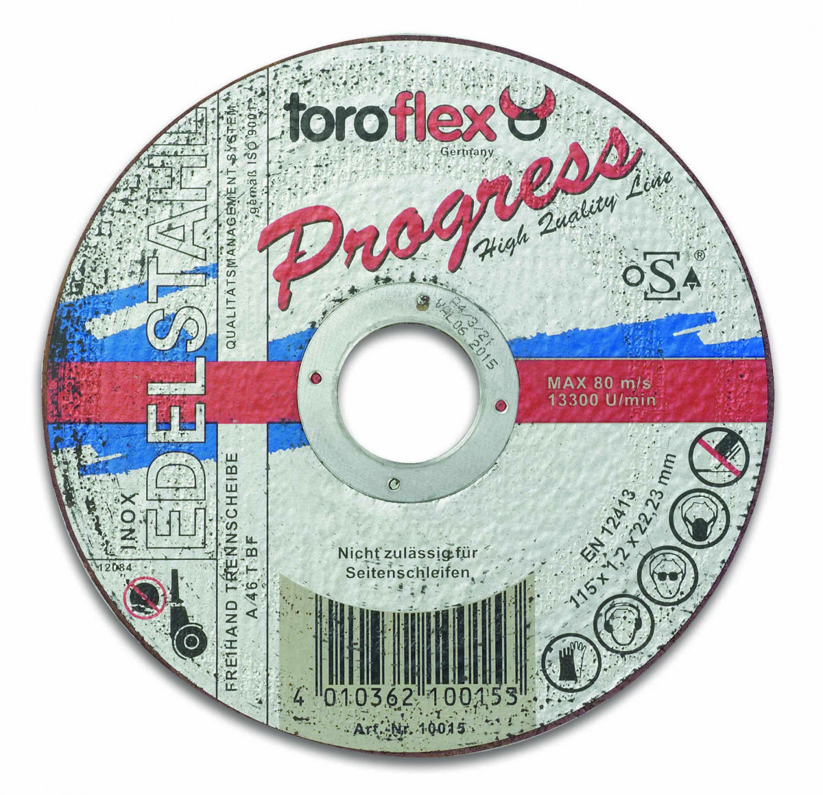 Cimco Slijpschijf RVS, 115MM