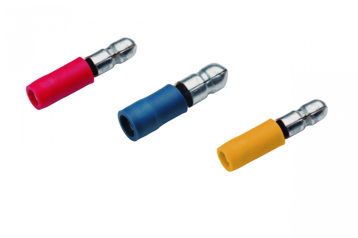 Cimco Volledig Geïsoleerde rondstekerhuls, 4 - 6MM² / 5MM, geel