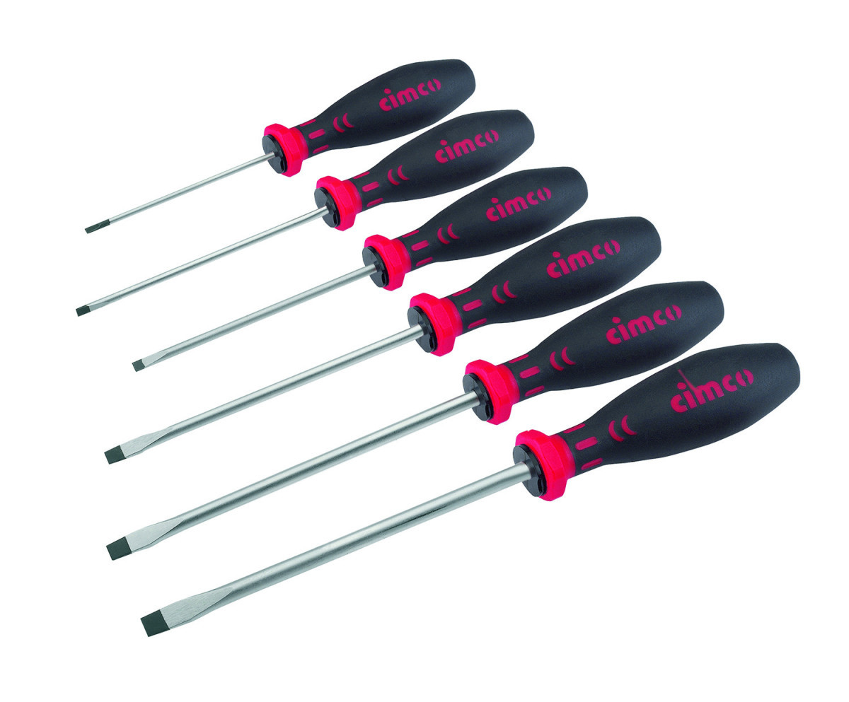 Cimco Sleufschroevendraaier Set, 6-delig