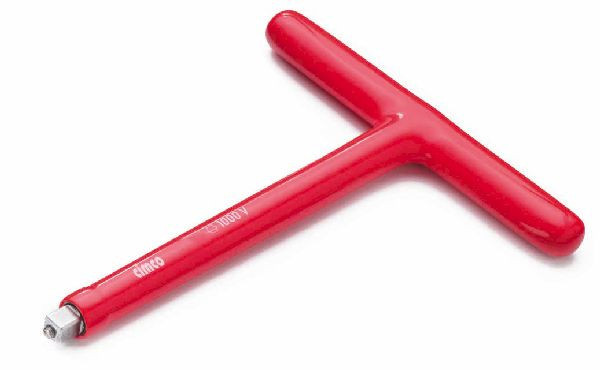 Cimco T-sleutel 3/8" 200MM vde geïsoleerd 1000 V