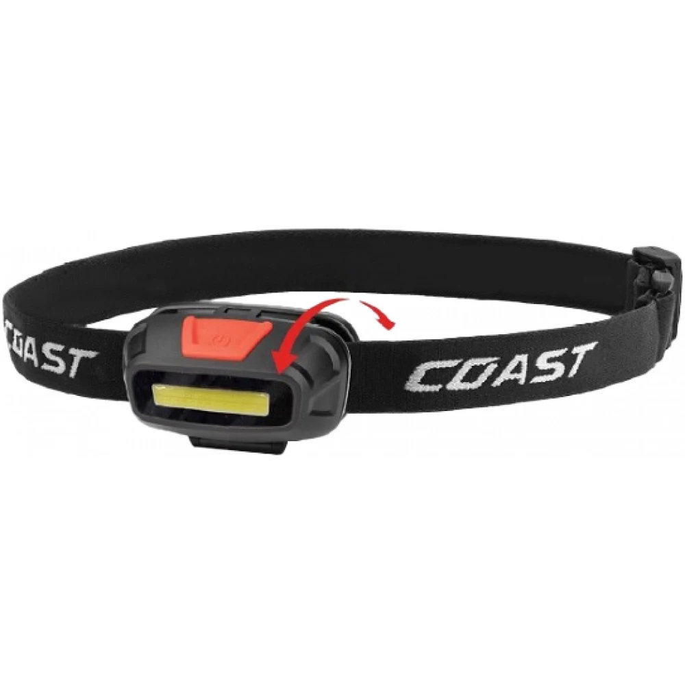 Coast FL13R hoofdlamp opl.dim.270LM rood/wit usb accu vast ingebouwd