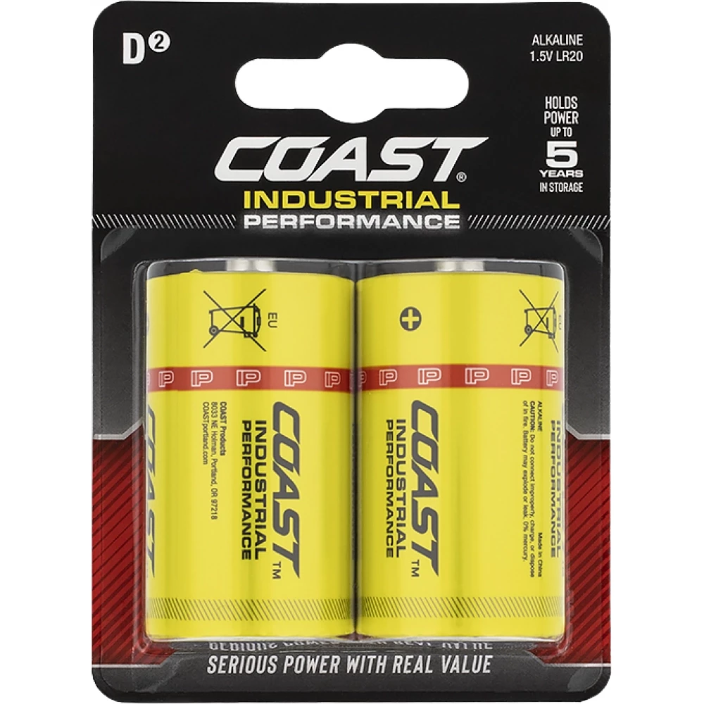 Coast Industrial alkaline batt D 1,5V LR20