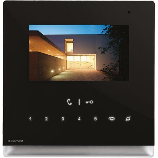 Comelit Handsfree kleurenmonitor icona vip systeem H264 zwart