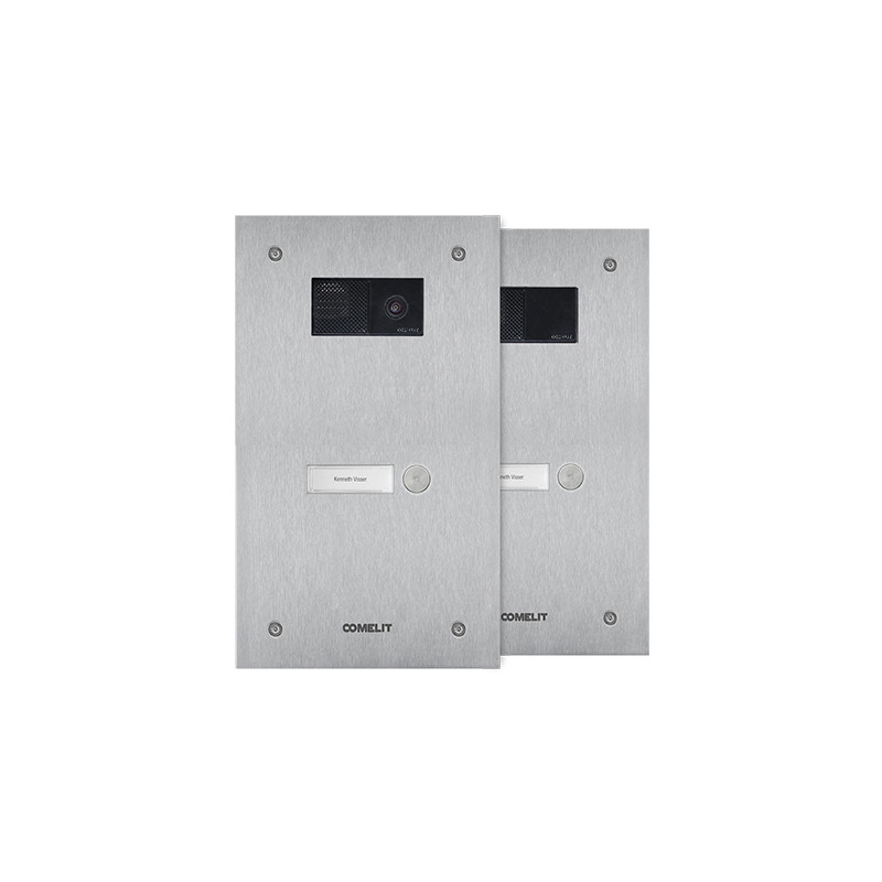 Comelit SteelSwitch Steelswitch RVS deurbelpaneel met 1 drukknop
