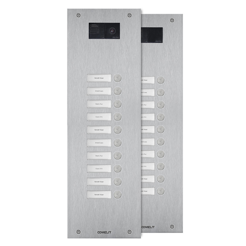 Comelit SteelSwitch Steelswitch RVS deurbelpaneel met 10 drukknoppen