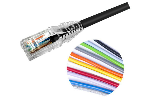 CommScope Cable Assemblies Cat5e Uns LSZH-BK-10M