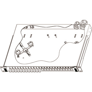 CommScope PATCHP MM LC 1U 24V DUPL