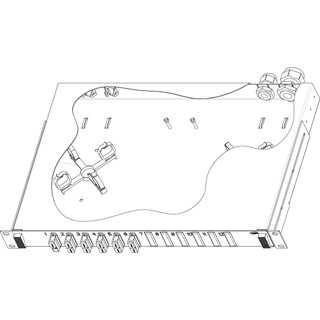 CommScope PATCHP MM SC 1U 24V DUPL