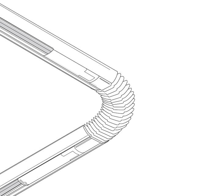 Concord Lytespan LP 1-Circuit - Couplers Lytespan LP flex-koppeling wit
