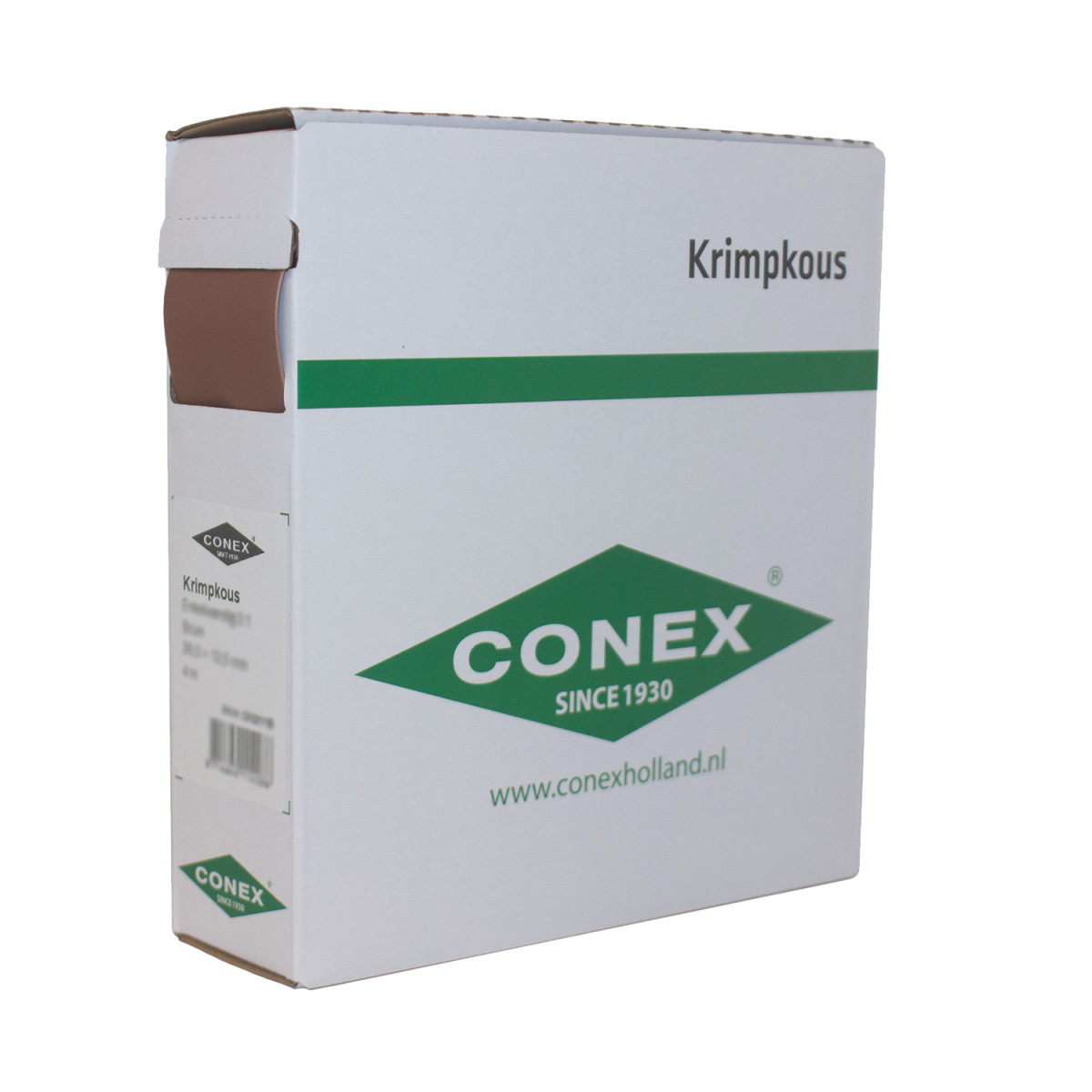 Conex Krimpkous 9,5-4,8 bruin rol 7 meter