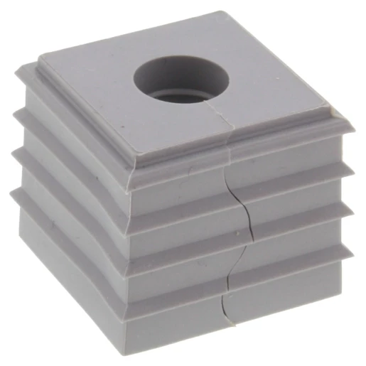 Conmaxx Inzetstuk, klein (1 eh), gesneden T.B.V. kabel 2-7MM, grijs