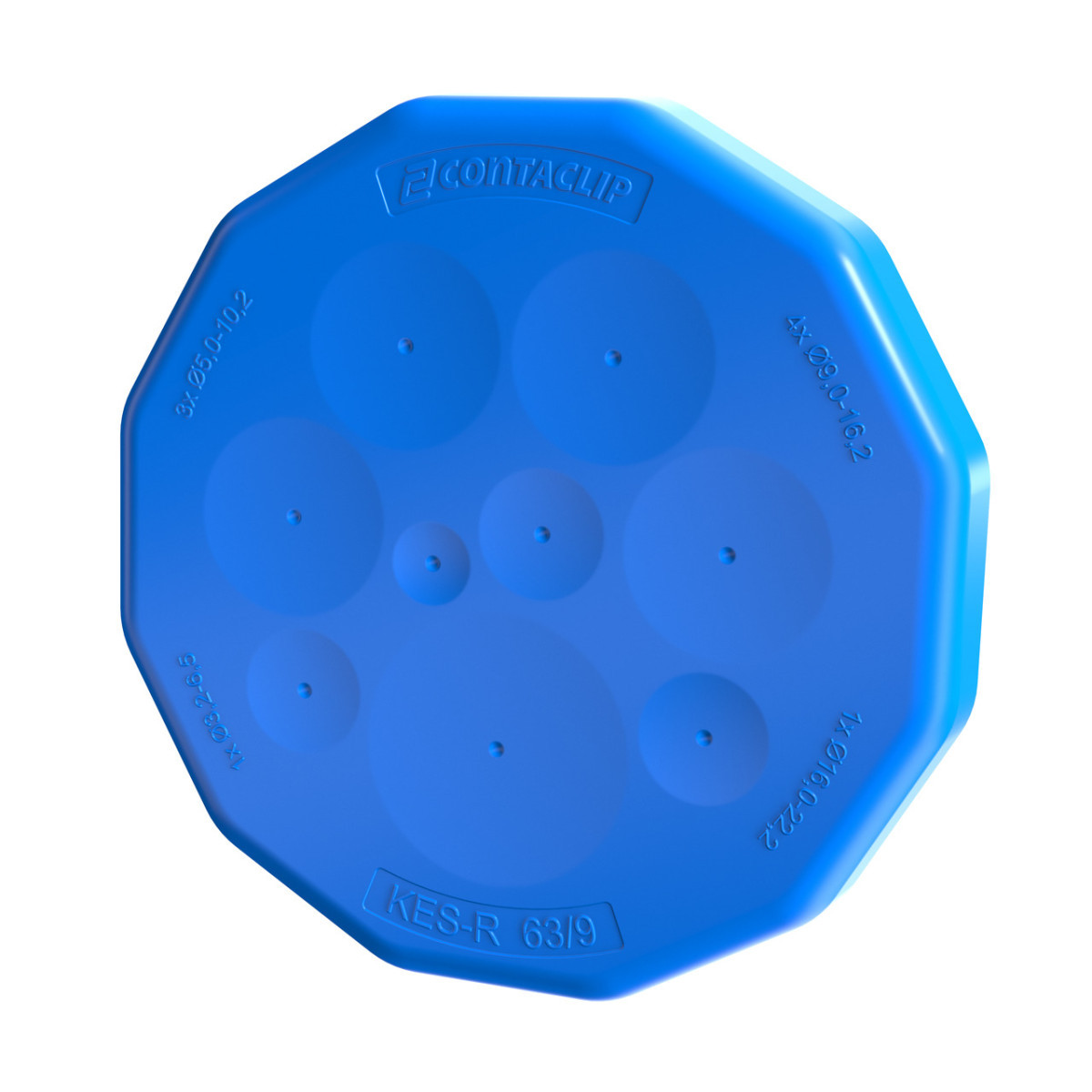 Conta-Clip KES Kes-R-fda M63/9 blauw