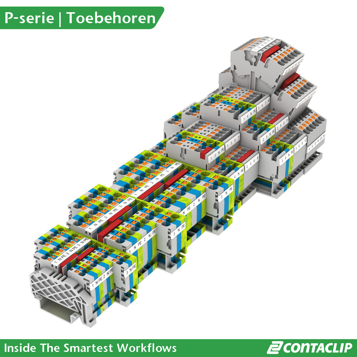 Conta-Clip P-Serie Pap 10/2a grijs