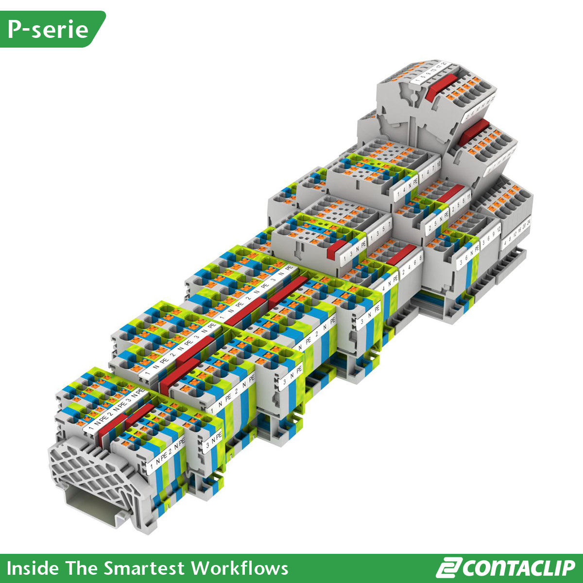 Conta-Clip P-Serie PRK 10/3a blauw