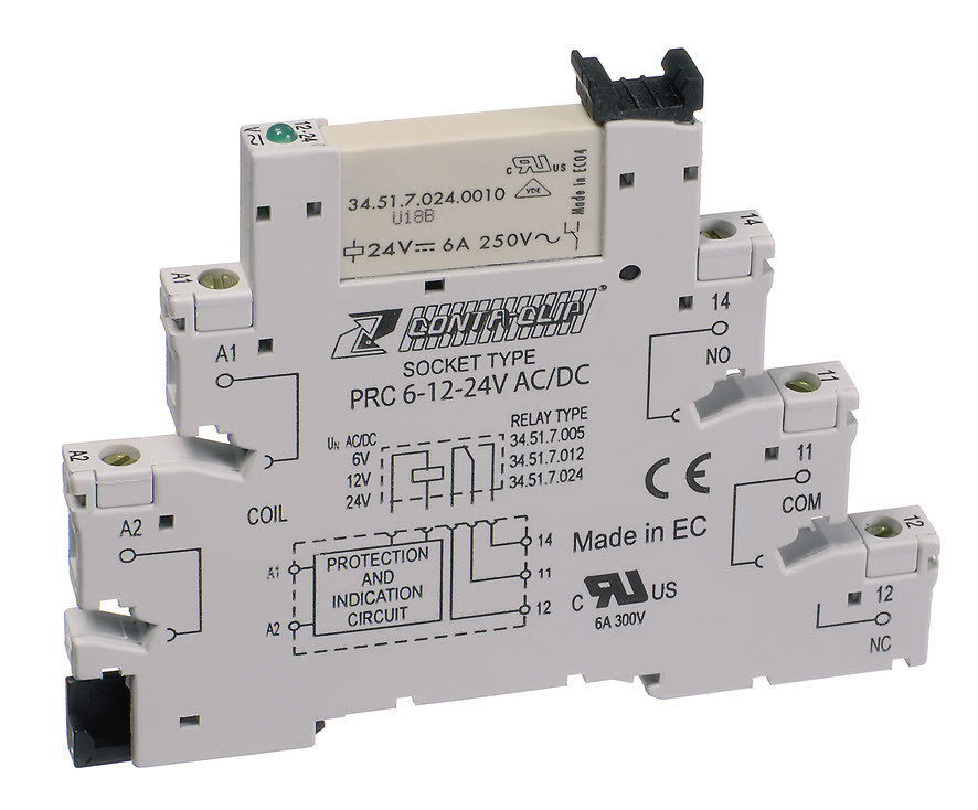 Conta-Clip Relais/magneetschakelaars Prcu 1/24 V ac/DC