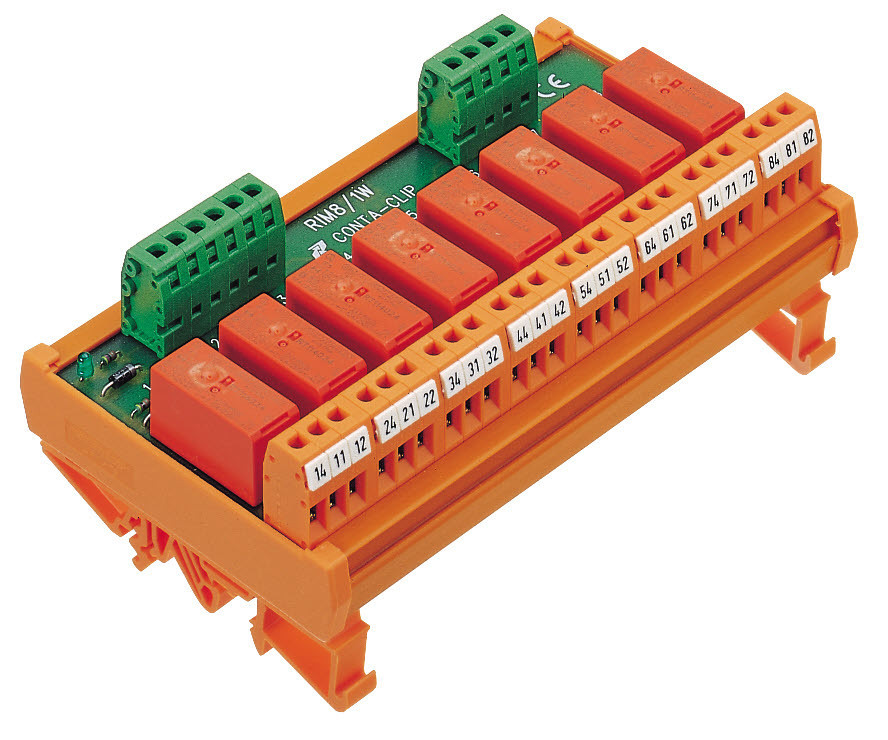 Conta-Clip Relais/magneetschakelaars Rimd8/1W/24V+