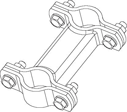 Cooper Crouse-Hinds FIXING LGHT POLE CLAMP FX
