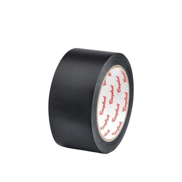 Coroplast 1721 SPS afdichttape Folietape, enkelzijdig, geschikt voor ruw oppervlak, 40MMX20M, zwart