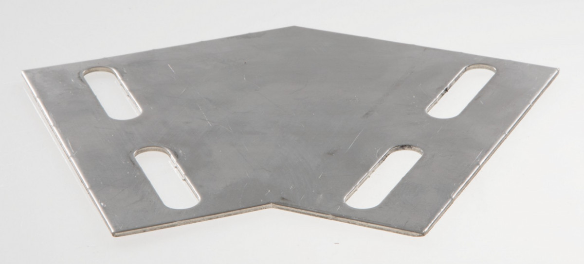 Gouda Holland Gouda Kabelladder Crafty 100 RVS316 koppeling 45° vertikaal