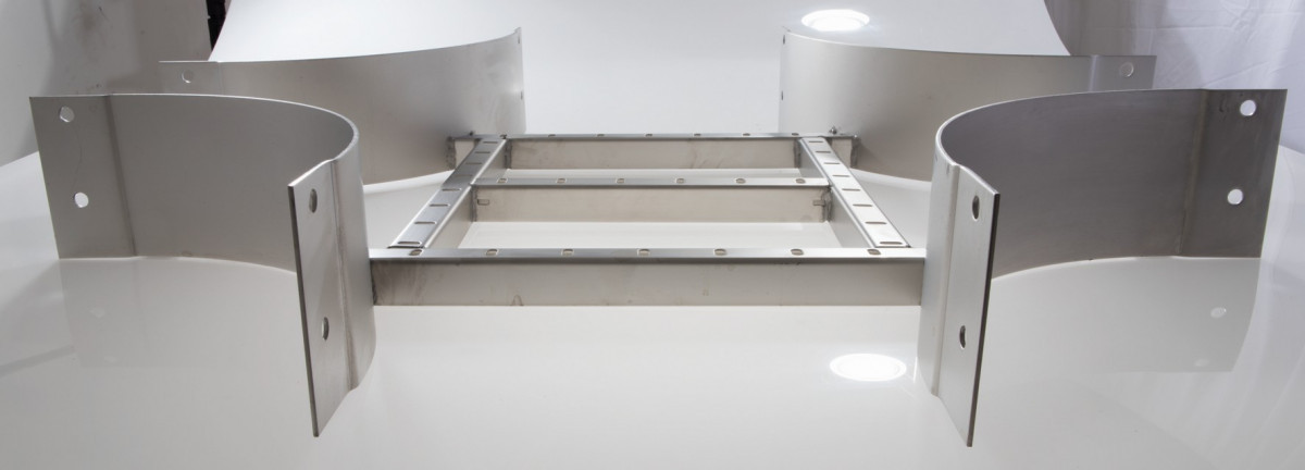 Gouda Holland Gouda Kabelladder Crafty 130.500-600 RVS316 ongelijkzijdig kruisstuk