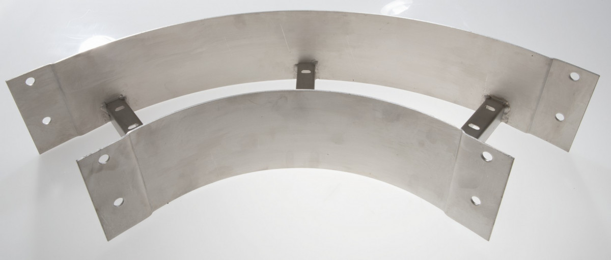 Gouda Holland Gouda Kabelladder Crafty 130.600 RVS304 bocht 90°