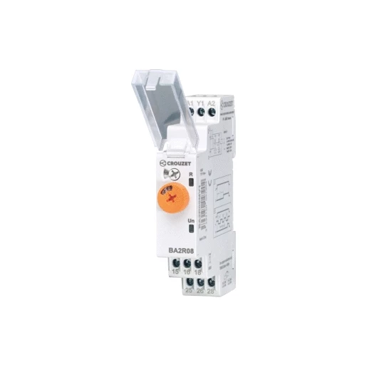 Crouzet Timer ba2r SYR-line din rail mount 17.5 MM - 2 relays 8a