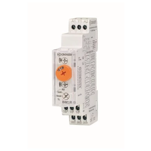 Crouzet Timer BM2R SYR-line din rail mount 17.5 MM - 2 relays 8a