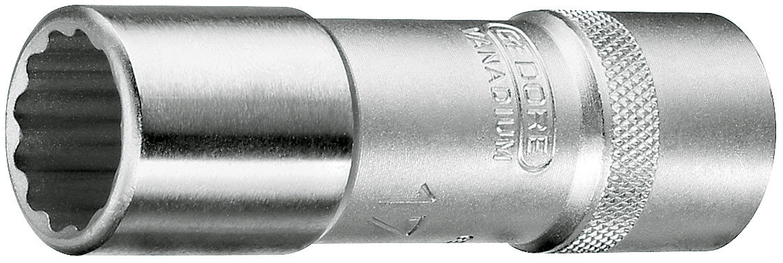 D 19 L 17 dopsleutel 1/2" lang ud-profiel 17 MM