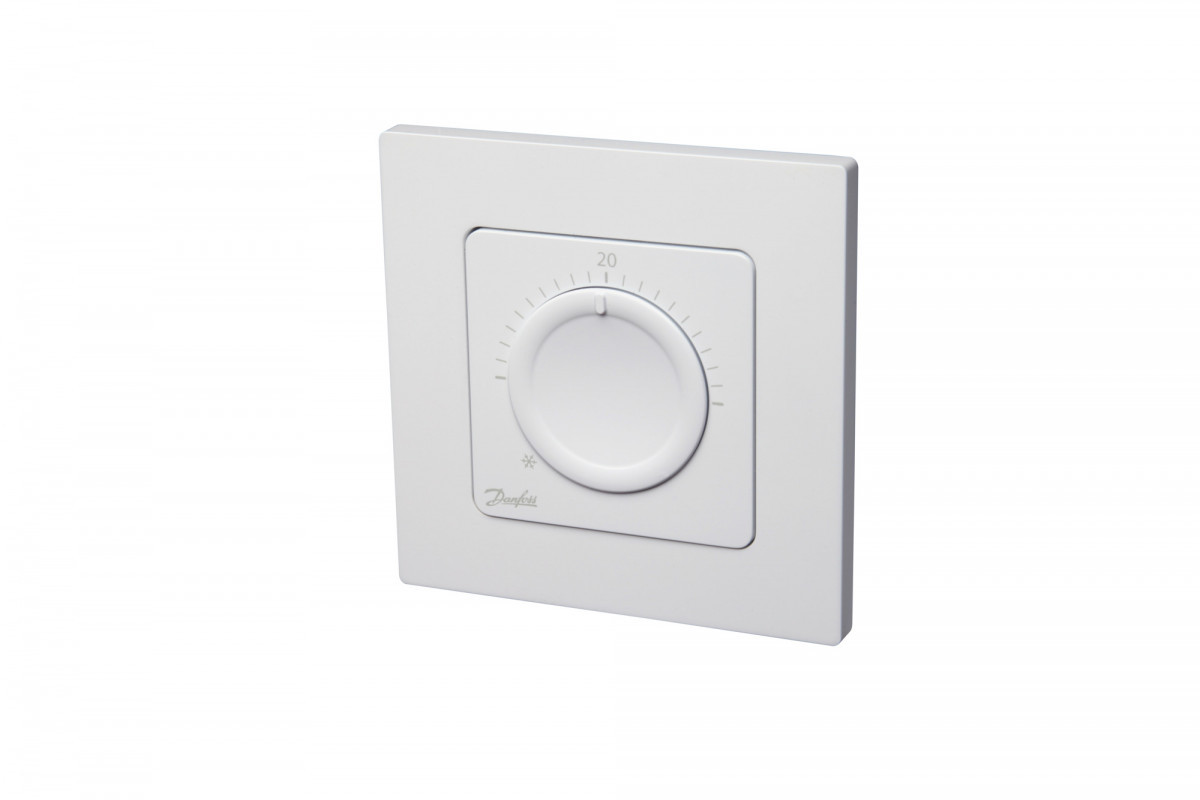 Danfoss Vloerverwarmingsregelaars Icon™ room thermostat, 230V dial on-wall