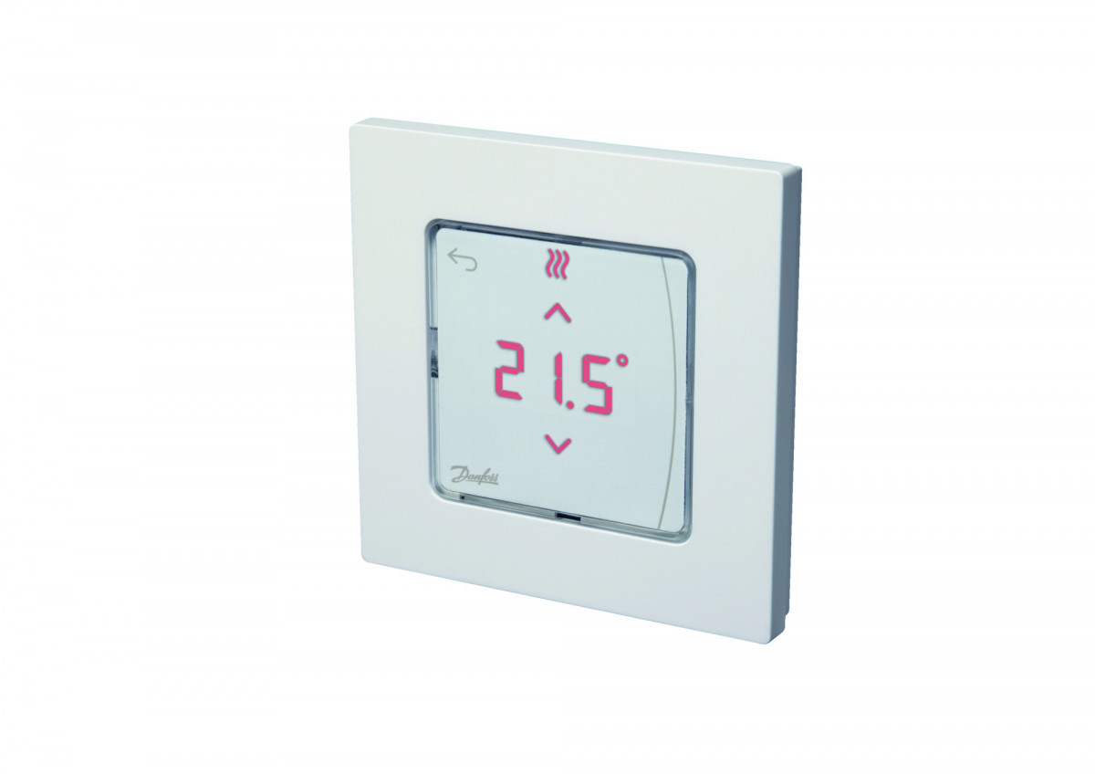 Danfoss Vloerverwarmingsregelaars Icon™ room thermostat, 230V display in-wall 80x80