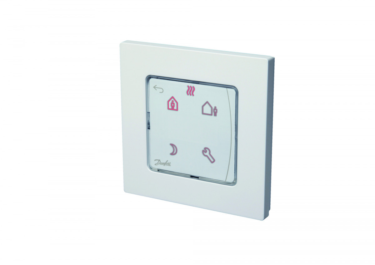 Danfoss Vloerverwarmingsregelaars Icon™ room thermostat, 230V prog. in-wall 80x80