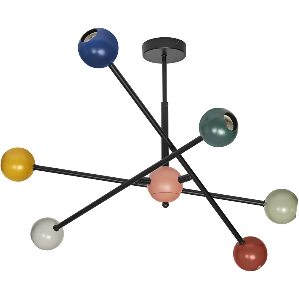 Decor Bubble pendant 6xe27 multicolor