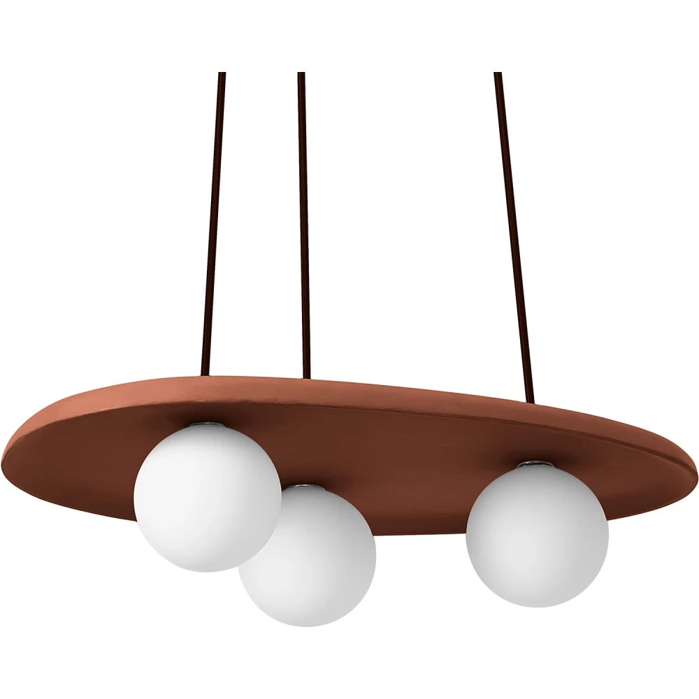 Ledvance Decor clay nest pendant 3XG9 brown