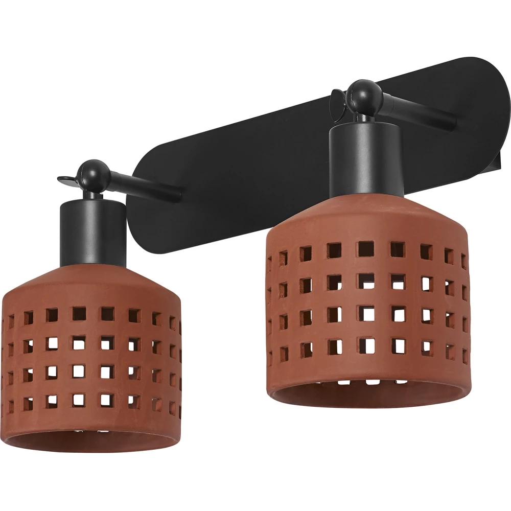 Ledvance Decor clay windows wall 2xe27 brown