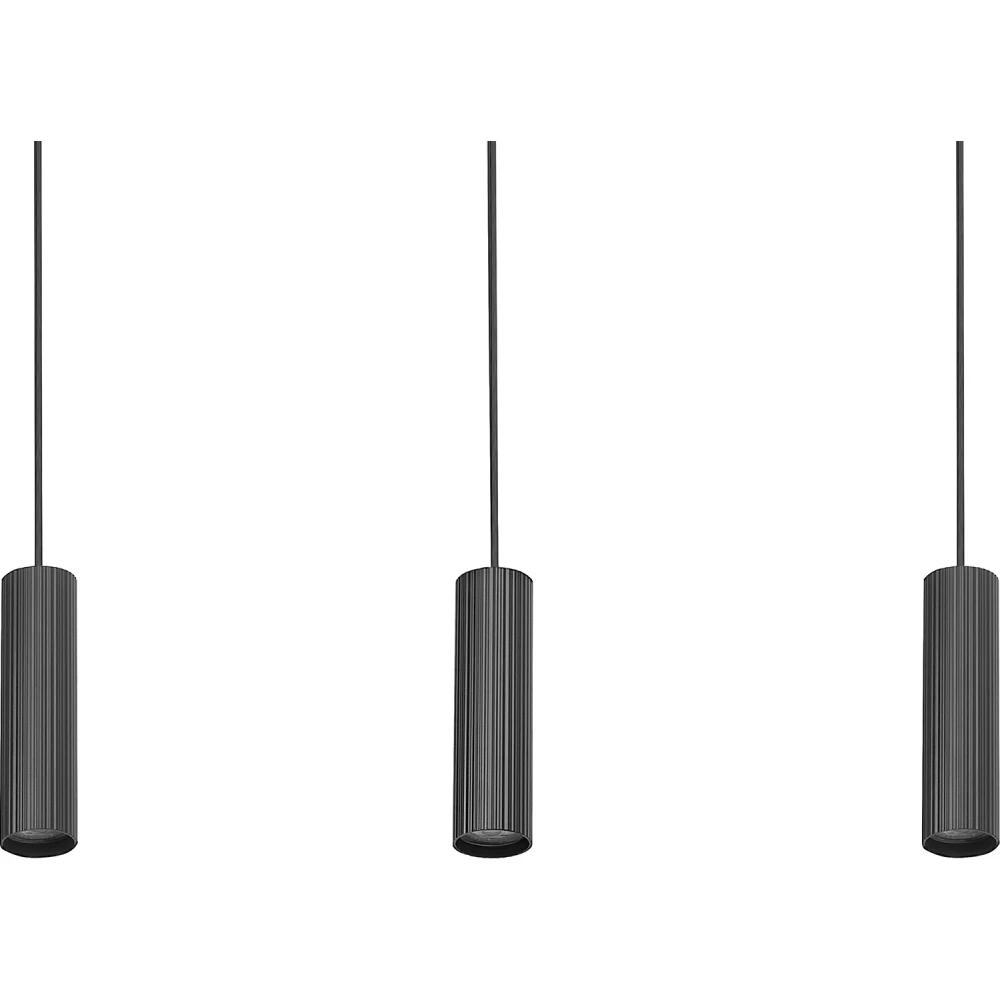 Decor Drums pendant 3xgu10 2xled black