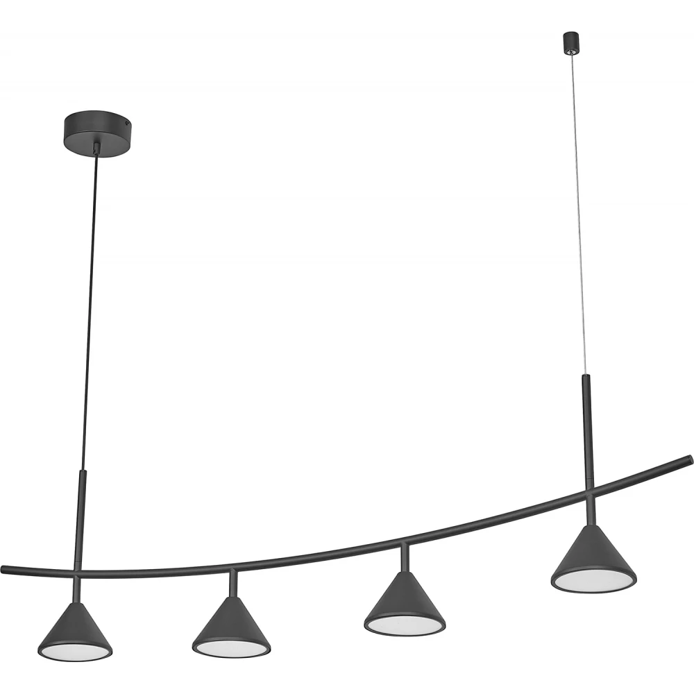Ledvance Decor fuji 4xpendant linear 16W 930 black