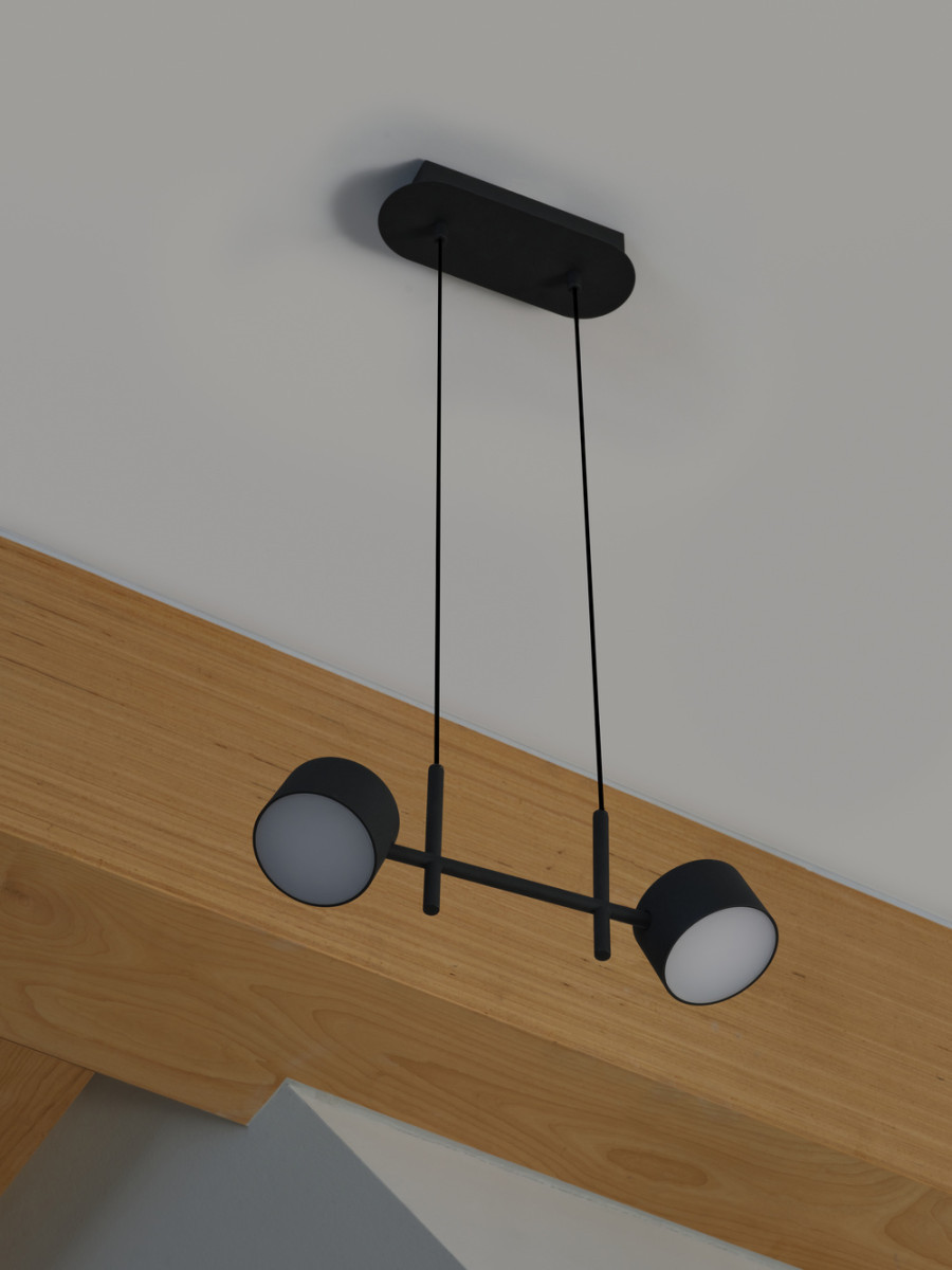 Decor Kyoto 2xpendant 20W930 click dim black