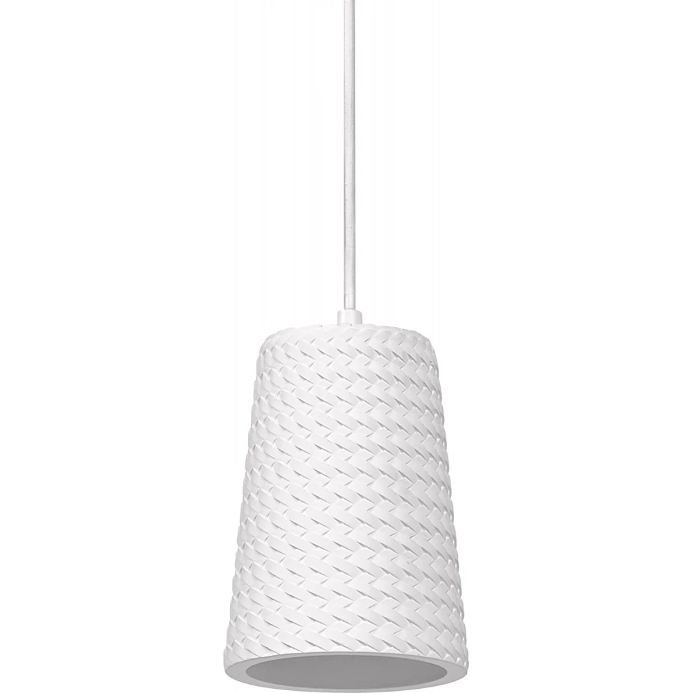 Decor Plaster cone pendant e27 white