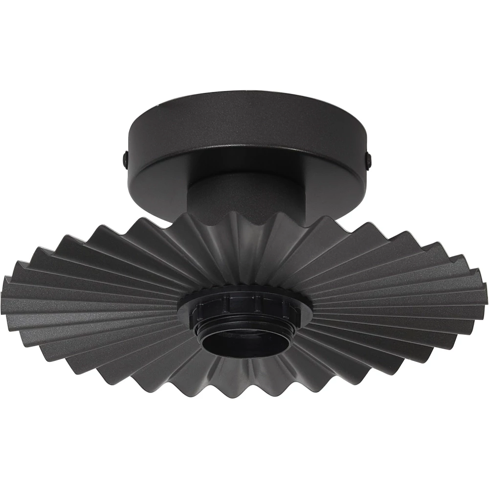 Decor Plisse ceiling e27 dark grey
