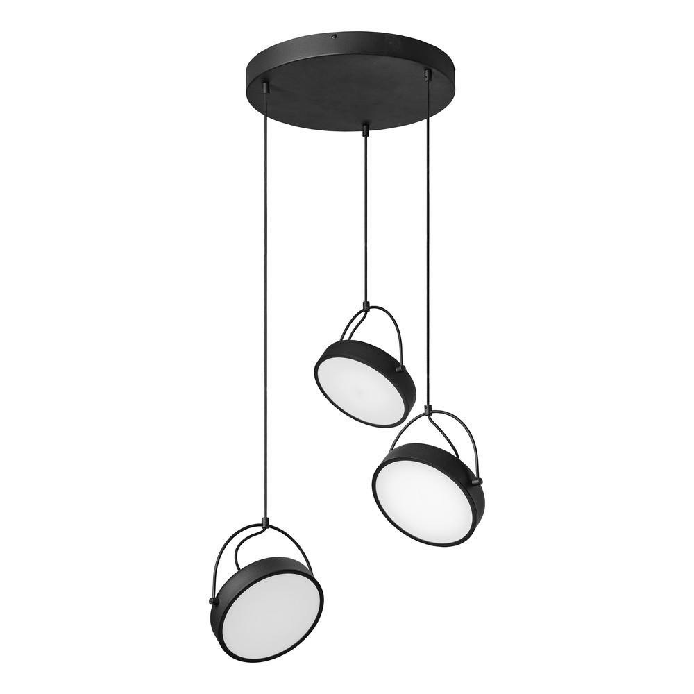 Decor Puck 3xpendant PL 36W 930 black