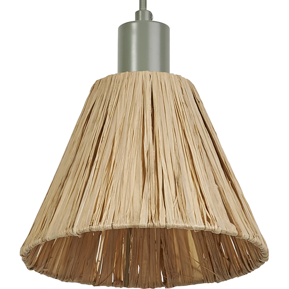 Decor Raffia pendant 1xe27 green