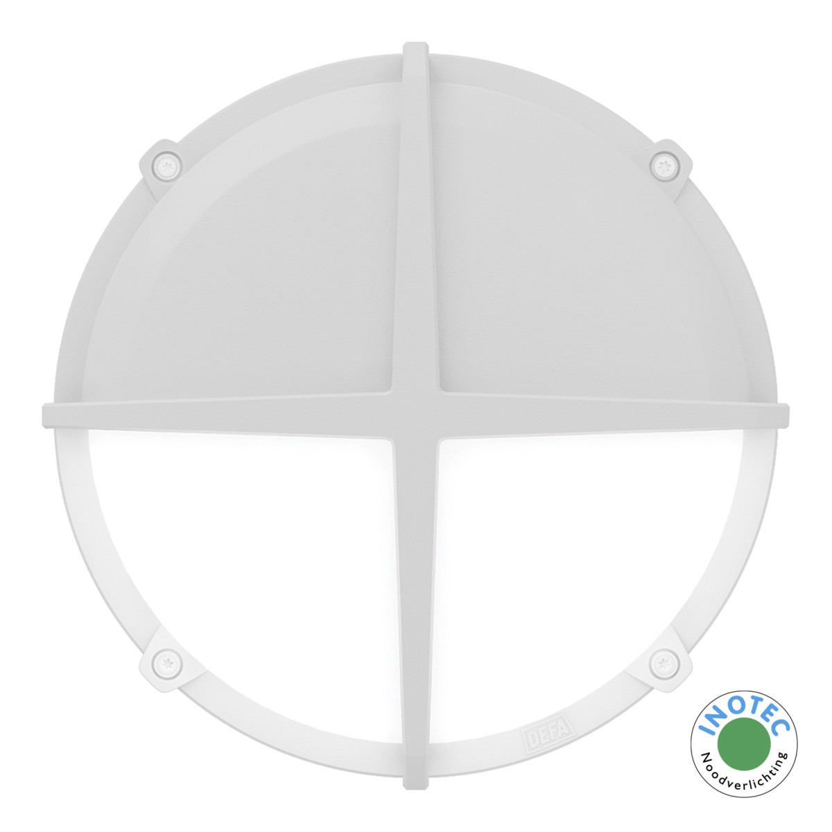 Defa Neptune LED 2.0 Neptune 2.0 half cover led 8W 3000K wit + nood el1