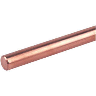 Dehn Air-termination rod D 10MM L 1000MM cu chamfered on both ends