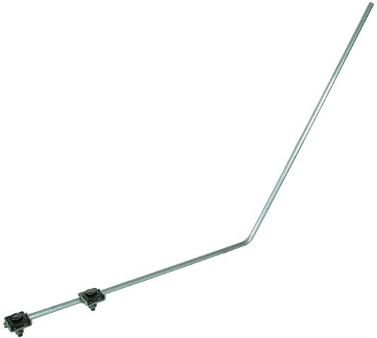 Dehn Air-termination tip D 10MM L 1000MM al-set-55° angled W.2 saddle CL