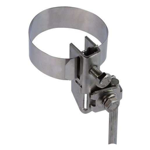 Dehn Antenna pipe clamp D 16-168MM STST W.connection F.RD 6-8/10 or 4-50M