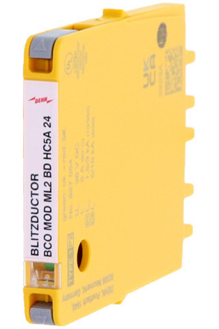 Dehn Combined Arrester for 1 pair, blitzductorconnect W. status indication