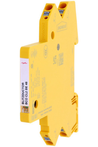 Dehn Compact Arrester for 2 single cores blitzductorconnect W. fault indica