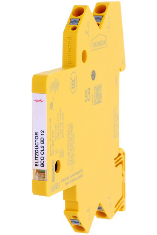 Dehn Compact Combined arrester for 1 pair blitzductorconnect W. fault indic