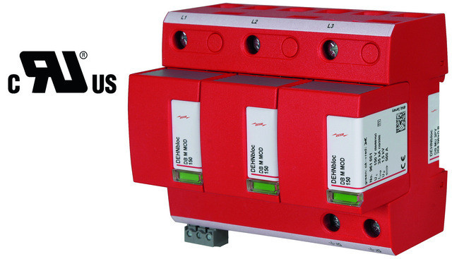 Dehn Coordinated Lightning current arrester type 1 bloc M